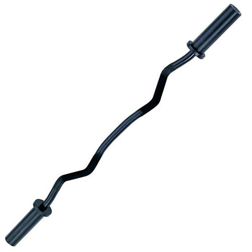Barre EZ Curl Olympique Noir