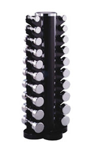 Set Haltères chrome 1 à 10 kg