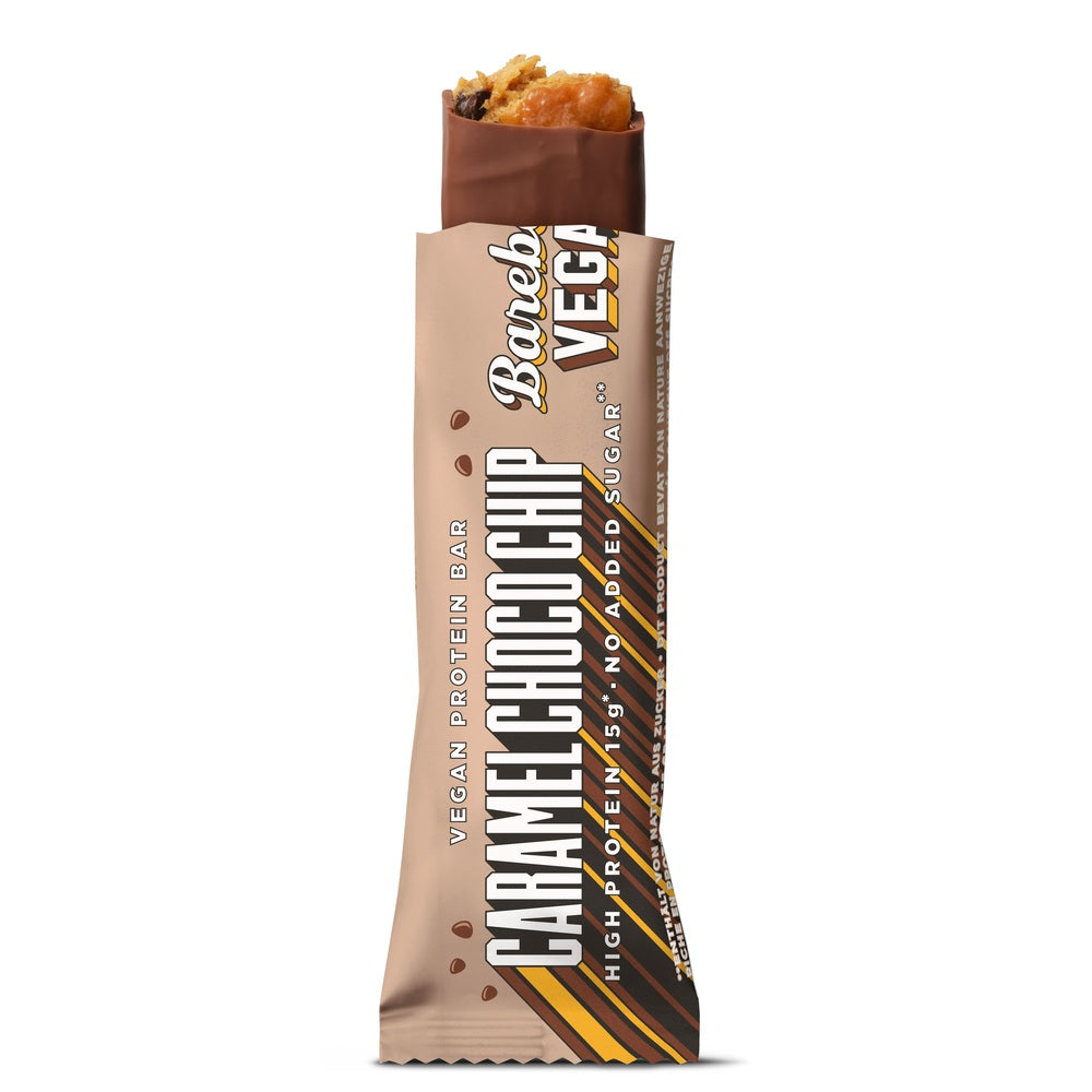Vegan Protein Bar Caramel Choco Chip Barre de 55 g