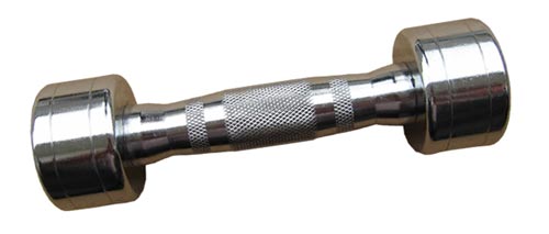 Set Haltères chrome 1 à 10 kg