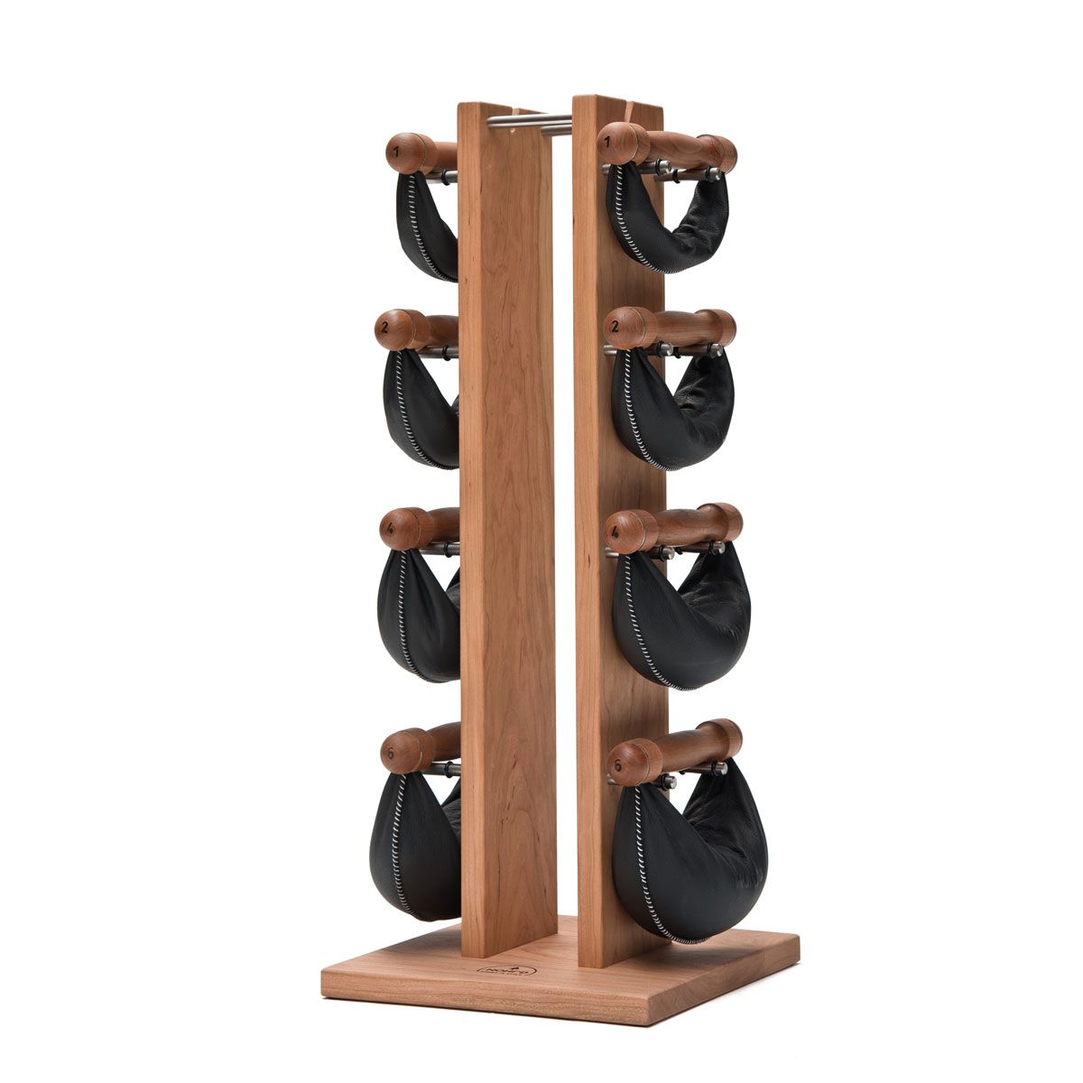 Tour merisier avec poids Set 2,4,6,8 kg